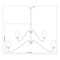 Z-Lite Gianna Chandelier, 12-Light, 60.25 In.W x 33.75 In.H, Matte Black/White 7509-12-60MB - alternate 4